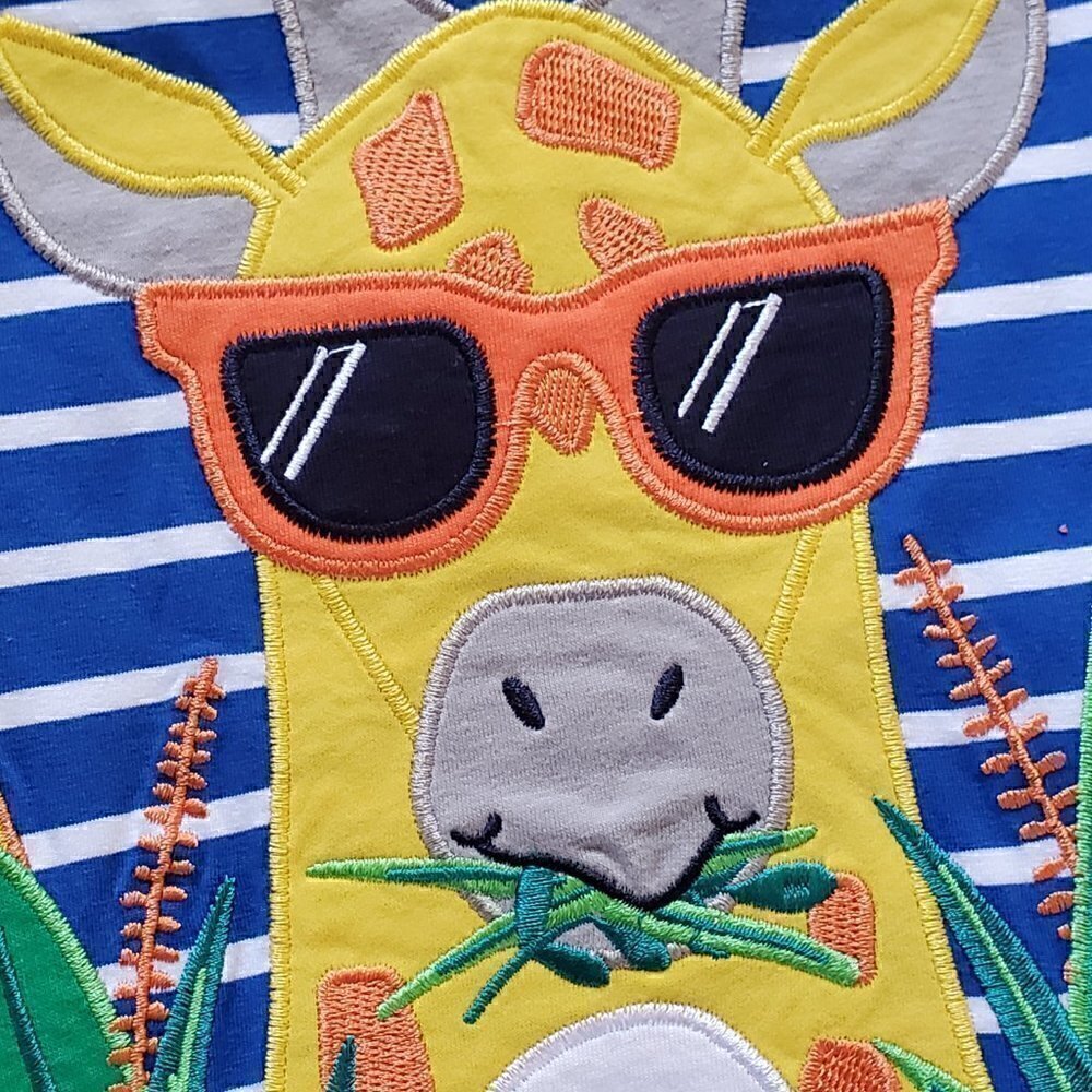 Embroidered Summer T-Shirts Zoo Trip T-Shirts - Picture 10 of 12